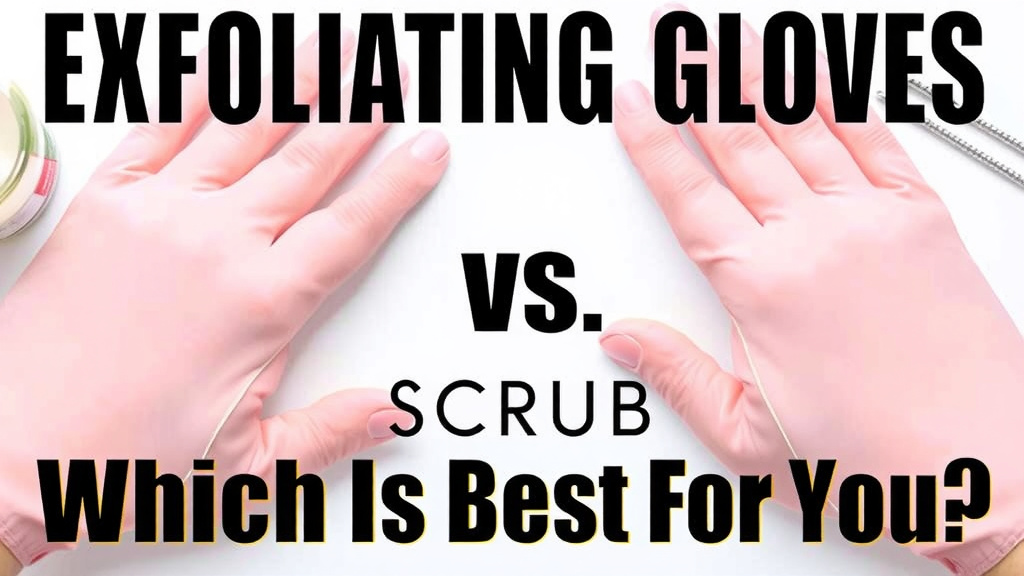Exfoliating Gloves vs Scrub: Which Is Best For You