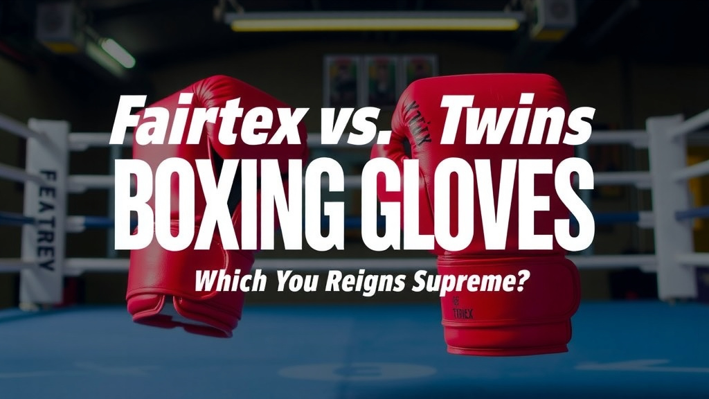 Fairtex vs. Twins: Decoding Your Perfect Boxing Glove Choice