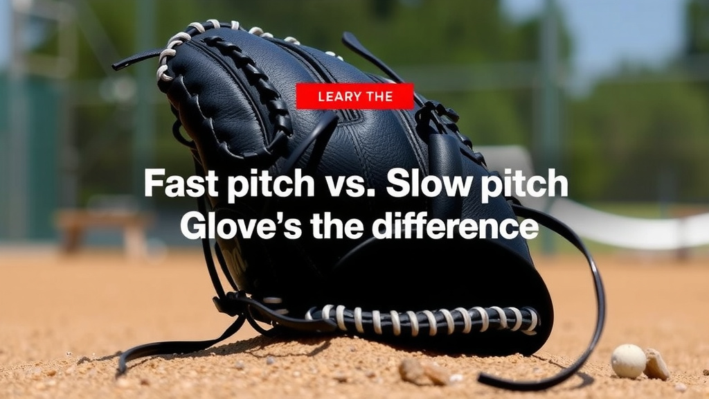 Understanding the Key Differences: Fast Pitch vs. Slow Pitch Gloves
