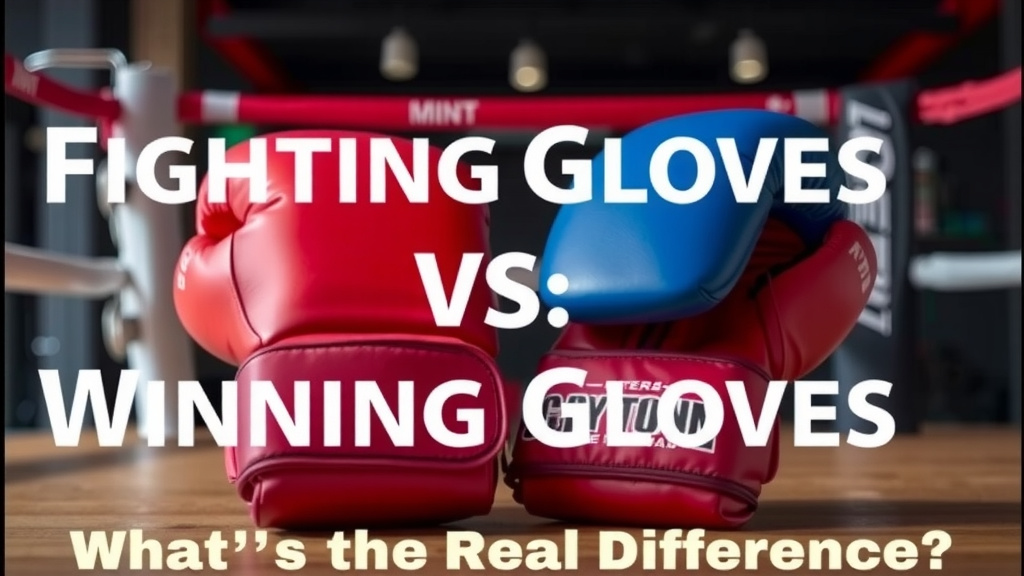Fighting Gloves vs. Winning Gloves: What’s the Real Difference?