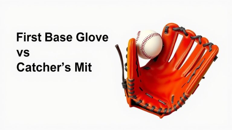 First Base Glove vs Catcher's Mitt: What's the Difference