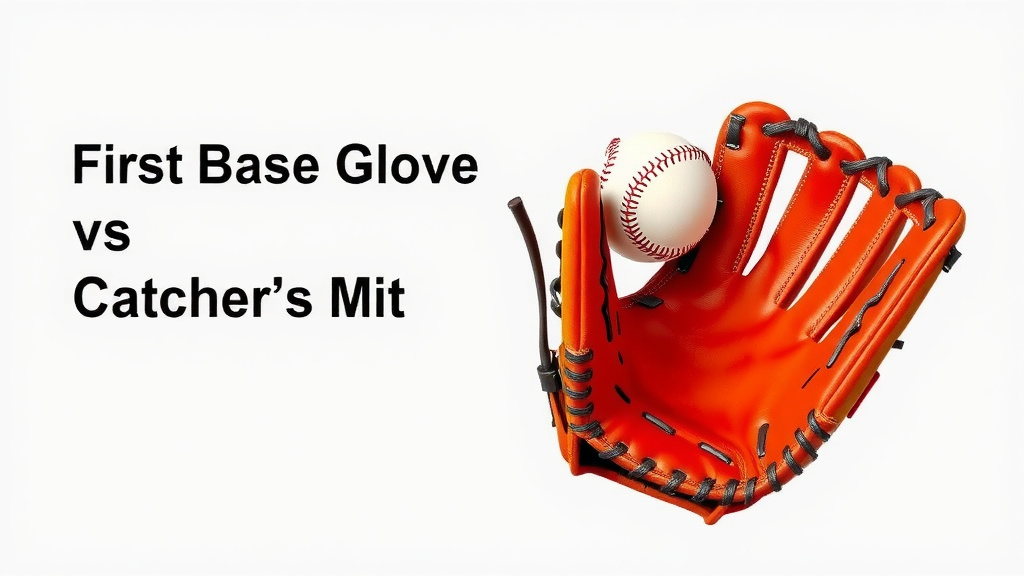 First Base Glove vs Catcher's Mitt: What's the Difference