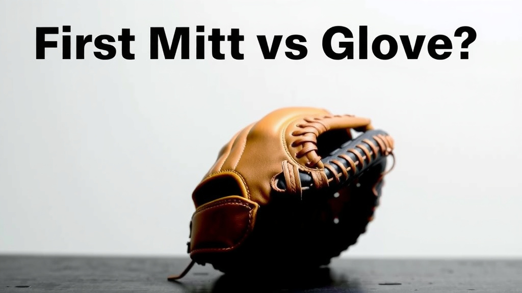 First Base Mitt vs Glove: Which Baseball Glove Is Right