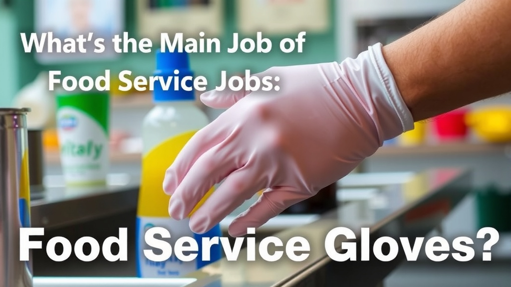 What's the Main Job of Food Service Gloves?