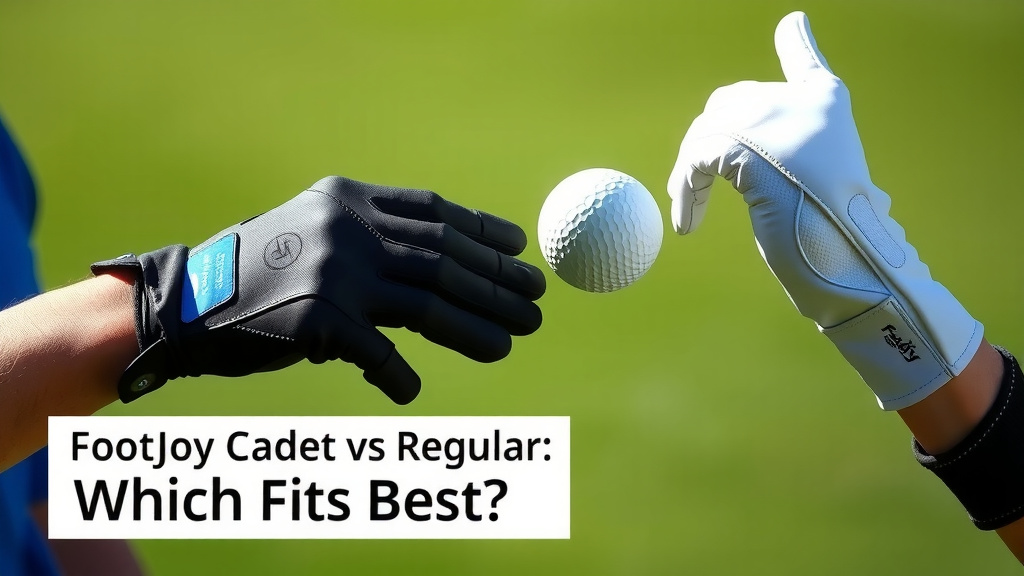 FootJoy Cadet vs Regular Gloves: Which Fits Best