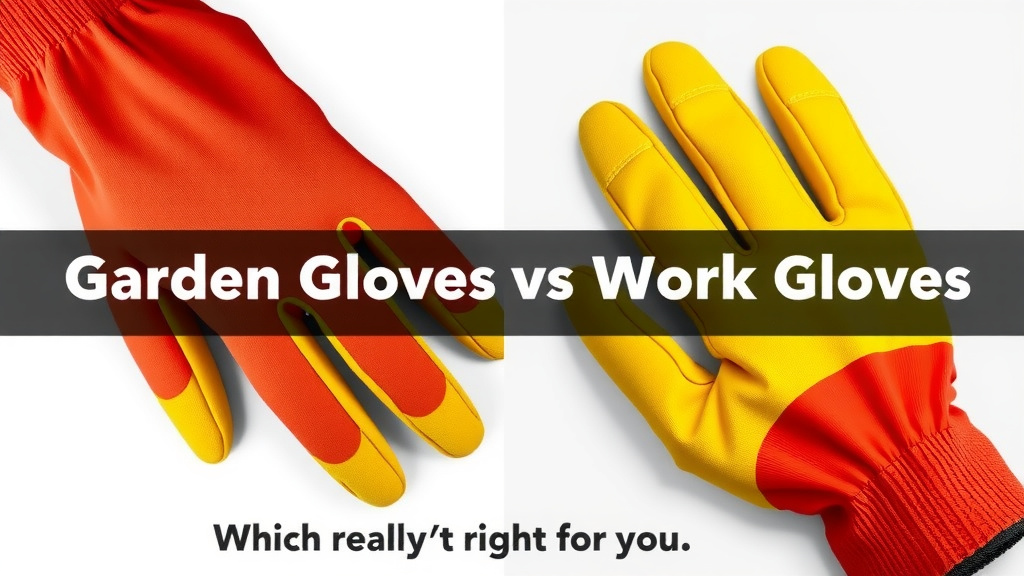Garden Gloves vs Work Gloves: Which is Right for You