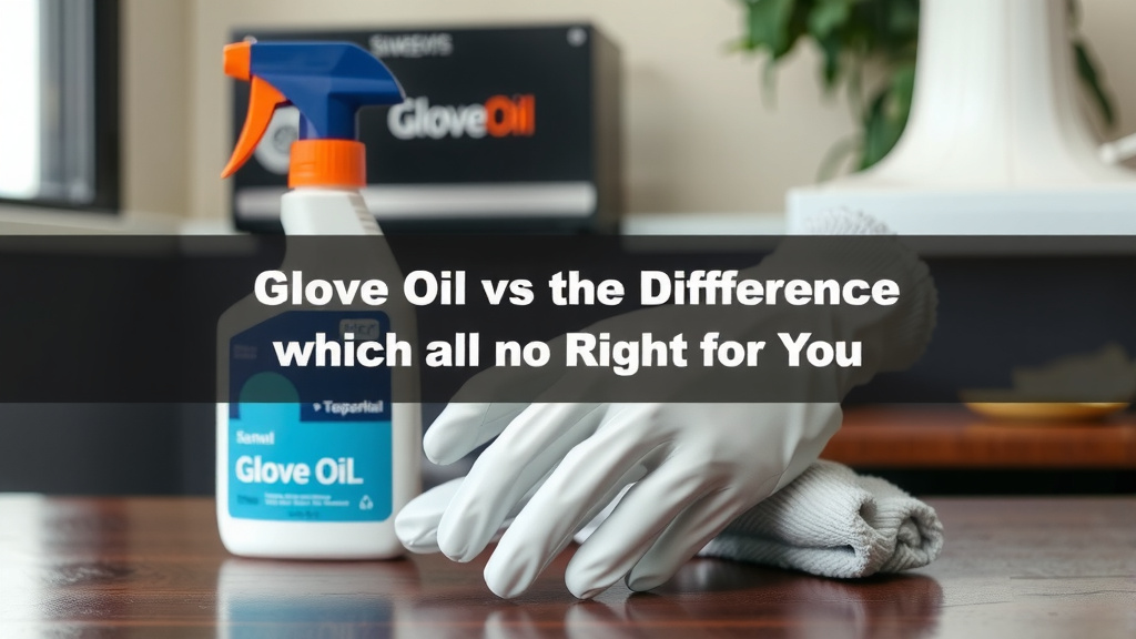 Understanding the Difference Between Glove Oil and Glove Conditioner