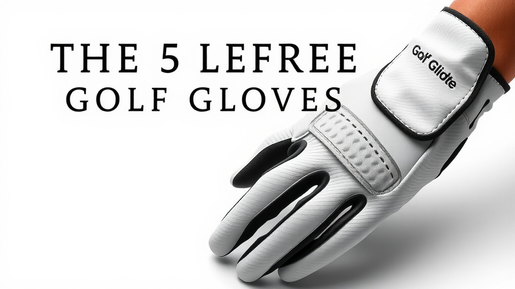 Choosing the Right Golf Glove: A Buyer's Guide