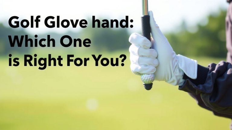 Golf Glove Hand: Which One is Right For You?