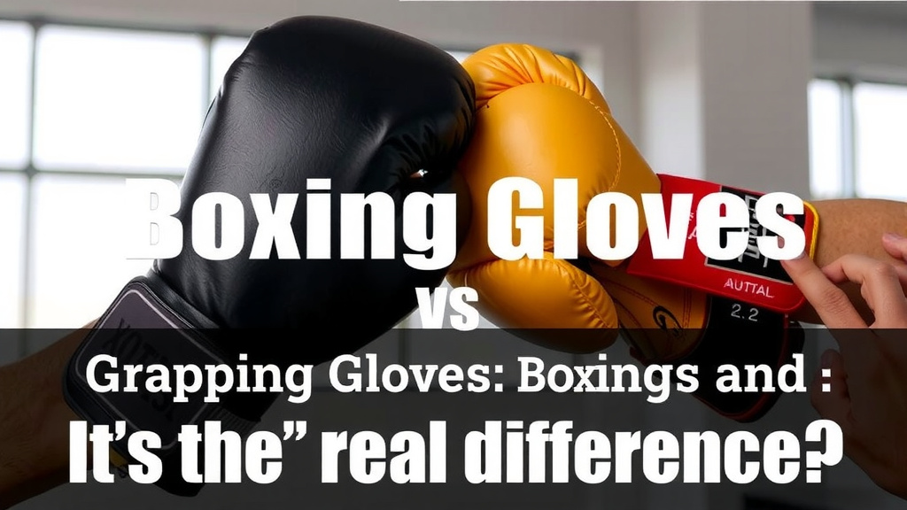 Boxing Gloves vs. Grappling Gloves: What's the Real Difference?