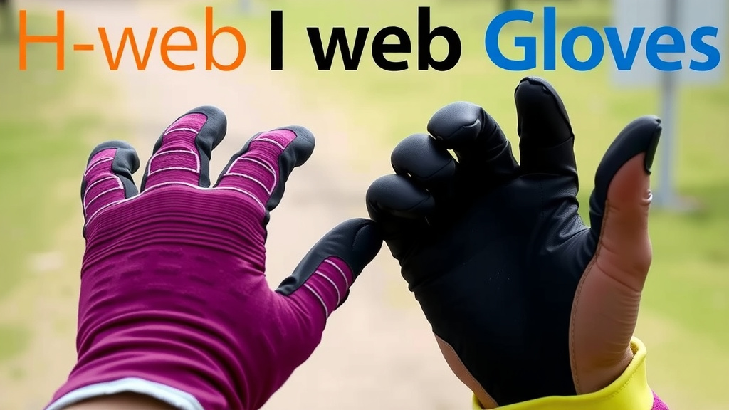 Webbing Differences: H Web vs. I Web Gloves