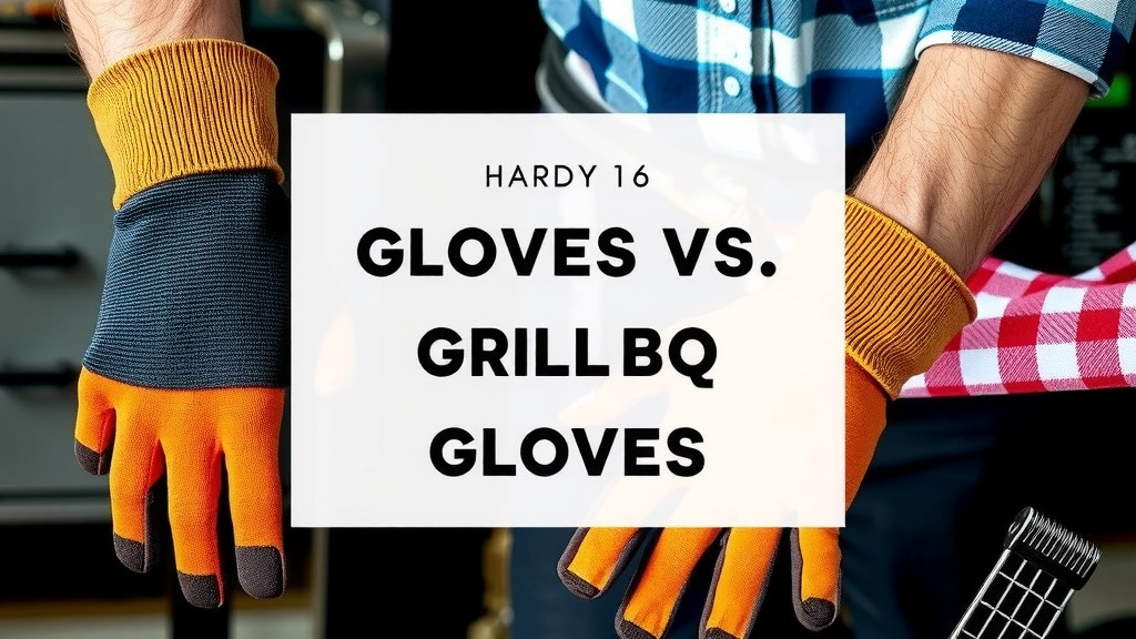 Work Gloves vs. Grilling Gloves: What's the Difference?
