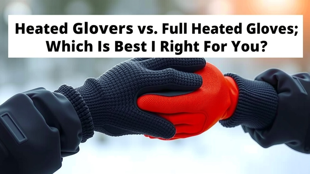 Heated Glove Liners vs. Full Heated Gloves: Which Is Right For You?