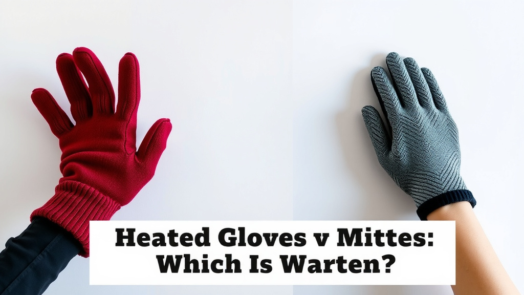 Heated Gloves vs Mittens Which Is Warmer
