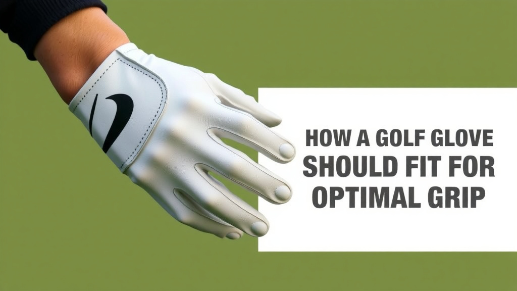 How a Golf Glove Should Fit for Optimal Grip