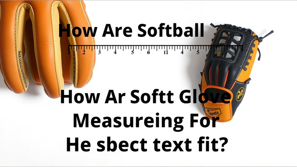 How Are Softball Gloves Measured For The Perfect Fit