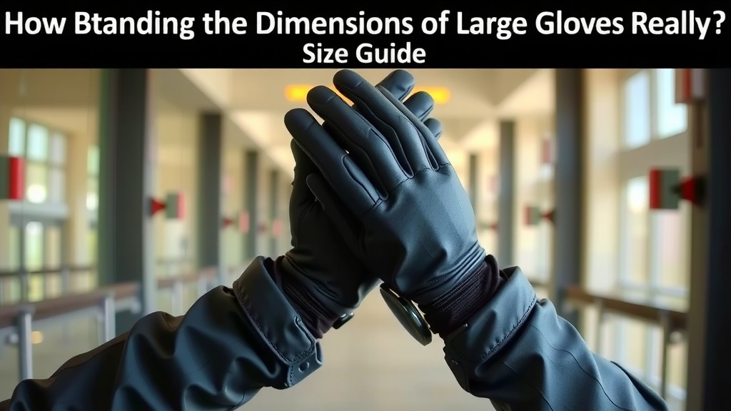 Understanding the Dimensions of Large Gloves